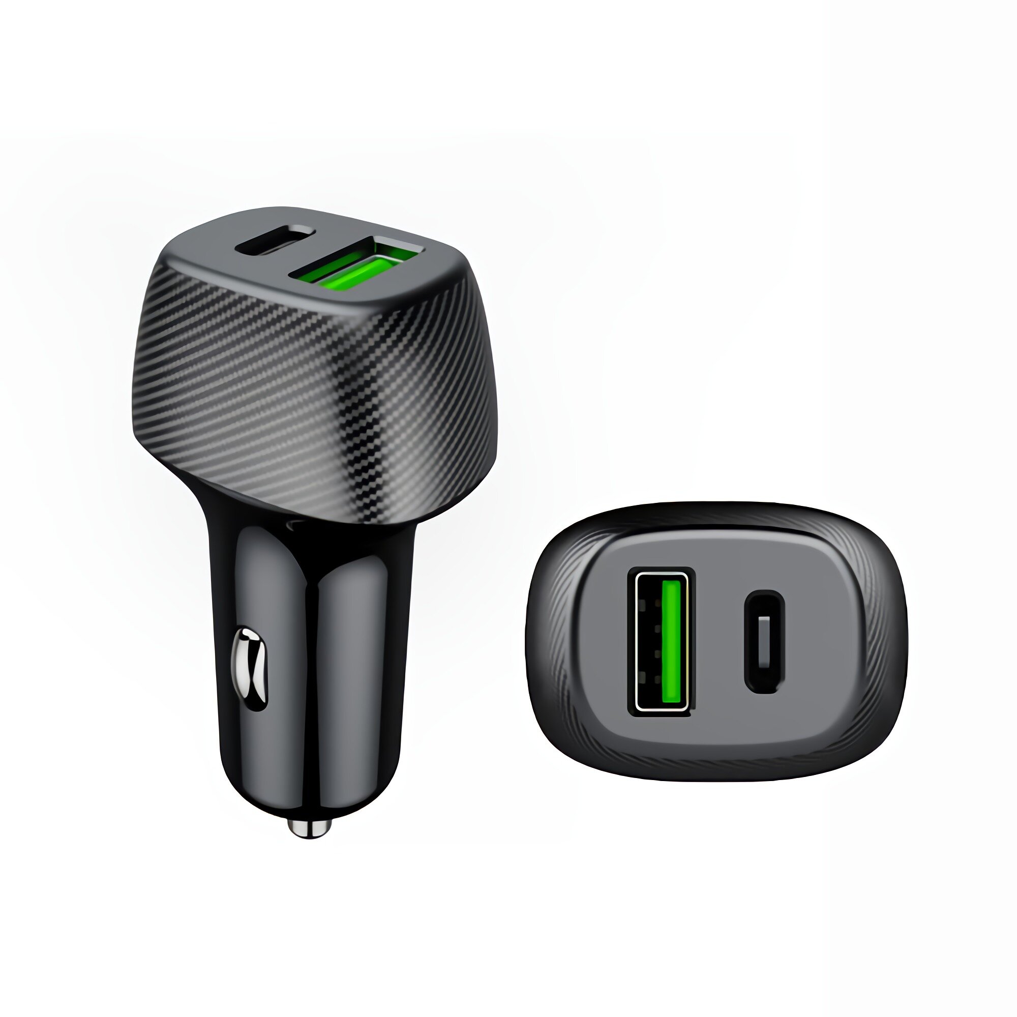 Bakeey 38W 2-Port USB PD Car Charger Adapter 20W USB-C PD & 18W USB-A QC3.0 Fast Charging For iPhone