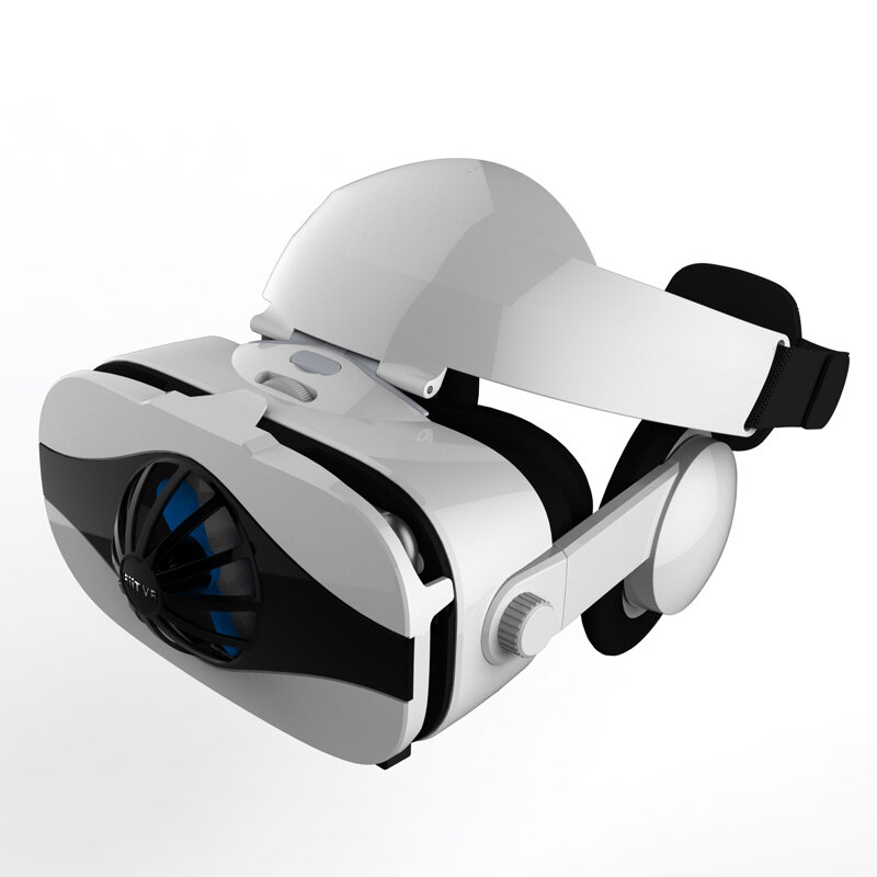 Fiit Vr 5f Headset Fan Cooling Virtual Reality 3d Glasses Box For 4 0 6 4 Inch Smart Phone Sale Banggood Com