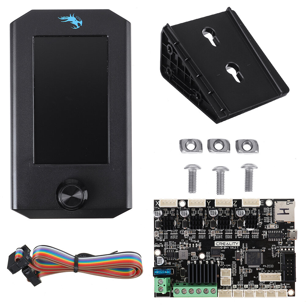 

Creality 3D® Ender-3 V2 Silent Mainboard + Ender-3 V2 LCD Screen Set Kit for 3D Printer DIY Kit