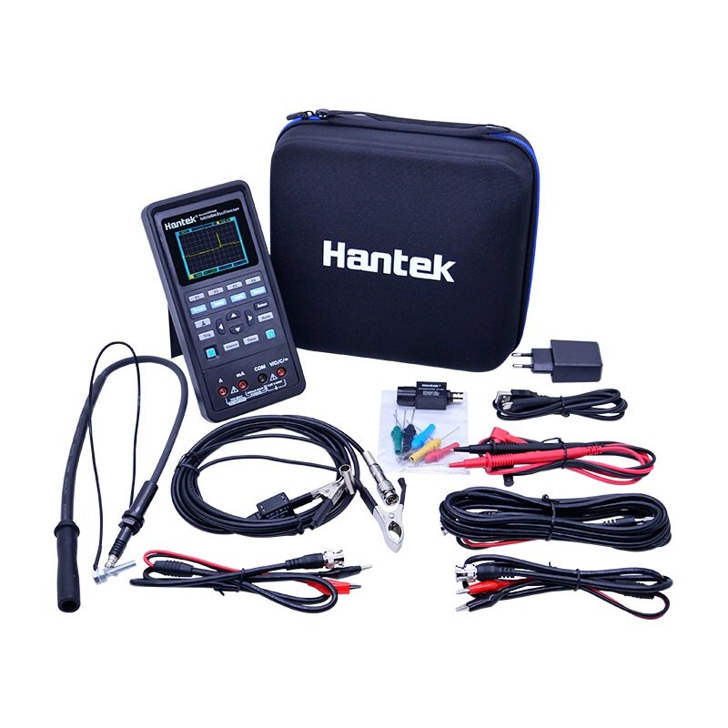 Hantek 2D82 AUTO Digital Oscilloscope Multimeter 4 in1 2 Channels 80MHz Signal Source Automotive Dia