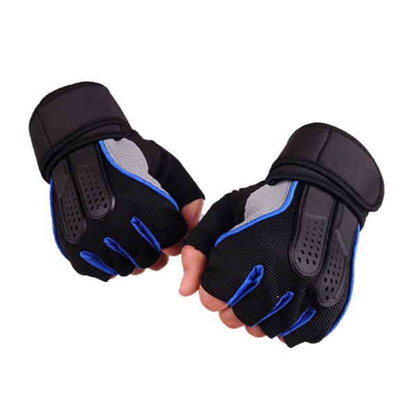 1 Pair KALOAD Tactical Glove Rubber Military Sports Climbing Cycling Fitness Anti-skid Gloves Half Finger Gloves  - buy with discount