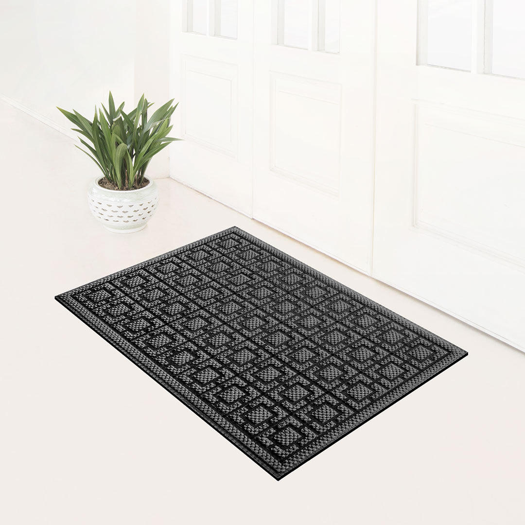 8HPineappleSquare-versieSpecialDust Floor Mat Coffee and Gray Carpet van Xiaomi Youpi