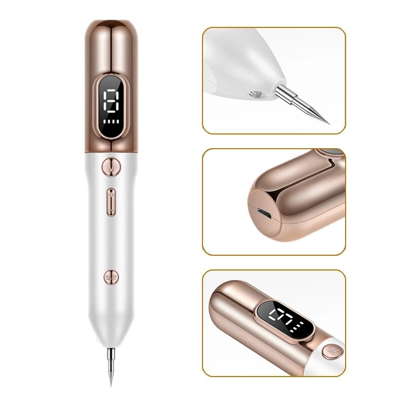 

Laser Plasma Pen Mole Tattoo Freckle Wart Tag Removal Pen Dark Spot Remover For Face LCD Skin Care Tools Beauty Machine