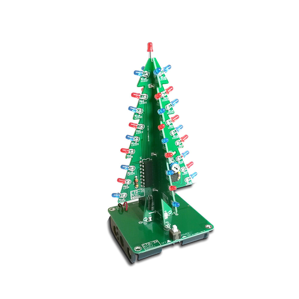 CTR-30 Driedimensionale knipperende kerstboom DIY-set Elektronische kleine productie Desktopdecorati