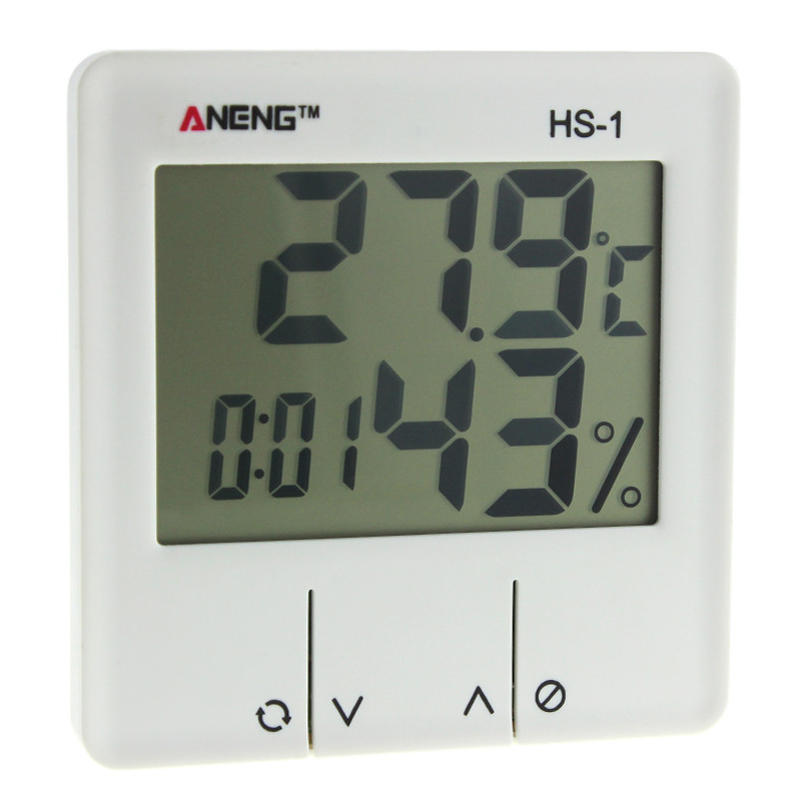 ANENG HS-1 Digital LCD Weather Station Thermometer Hygrometer Electronic Temperature Humidity Meter