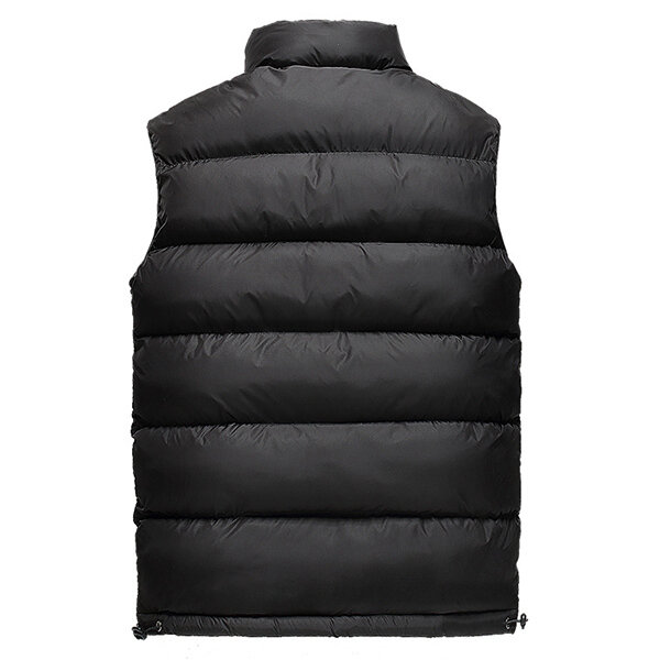 Winter waterproof windproof light weight warm sleeveless padded vest ...
