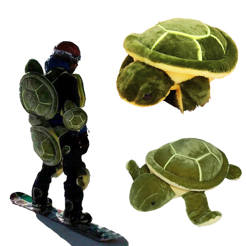 Mehrzweck-Ski-Schutzausrüstung für Erwachsene Cartoon Turtle Snowboard Hip & Knee Pad Cushion Toys