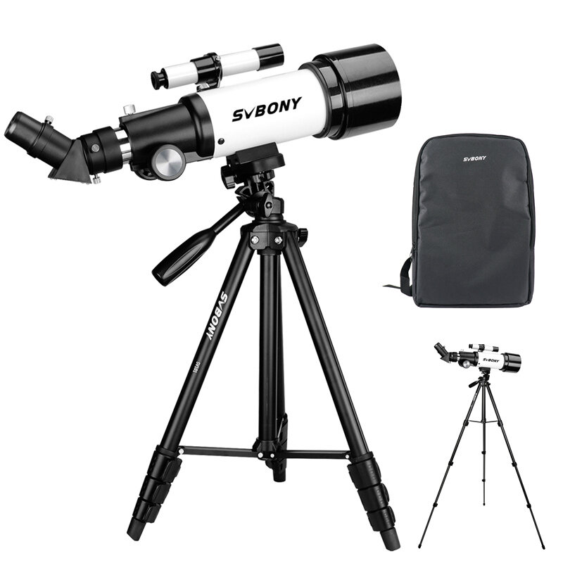 SVBNOY SV501P F5.7 200X HD Astronomical Telescope Space Spotting High Magnification Refractive Monocular with Portable B