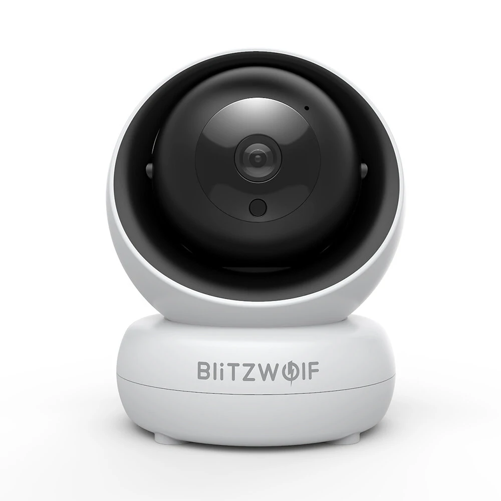BlitzWolf® BW-SHC2 Tuya 1080P Smart Home Security Camera H.265 350° PTZ IR Night Vision AI Movement Detection Two-way Audio APP Remote Control WIFI Security Monitor