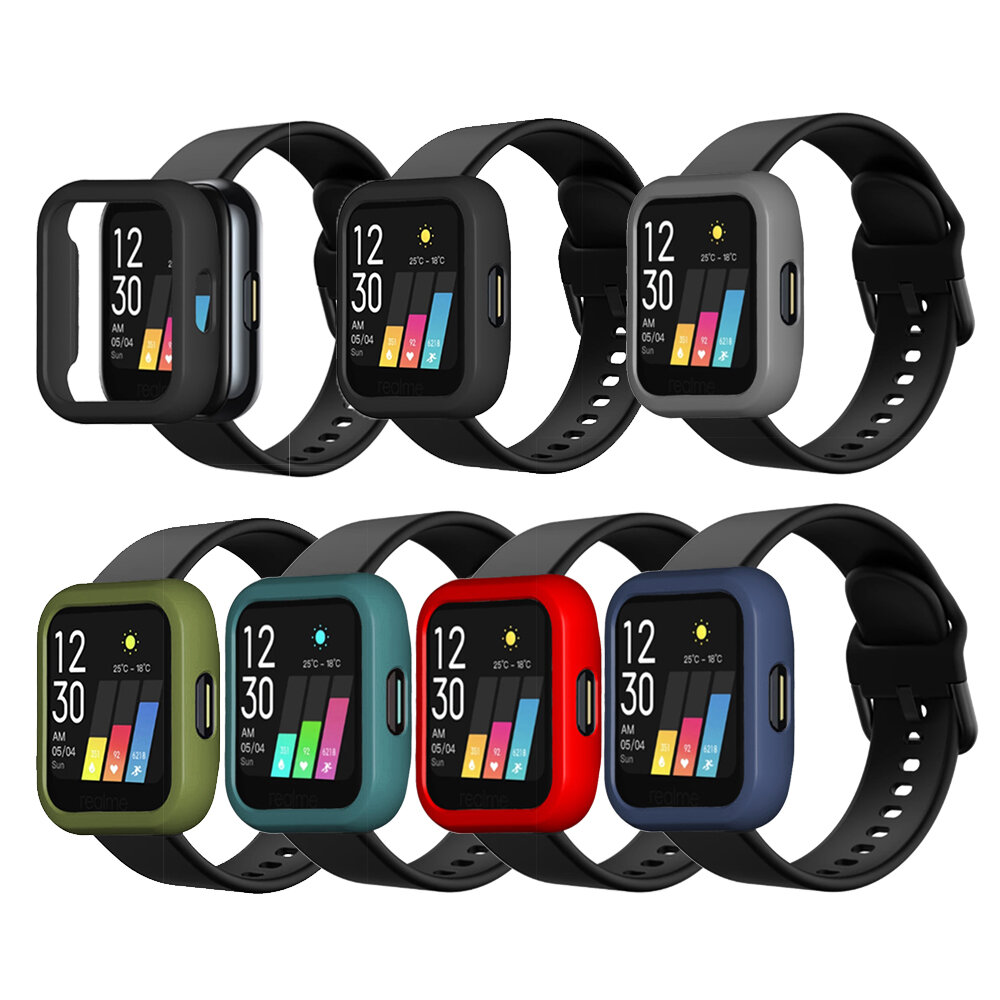 Bakeey Colorful Anti-kras schokbestendige pc-horlogekast voor Realme Watch