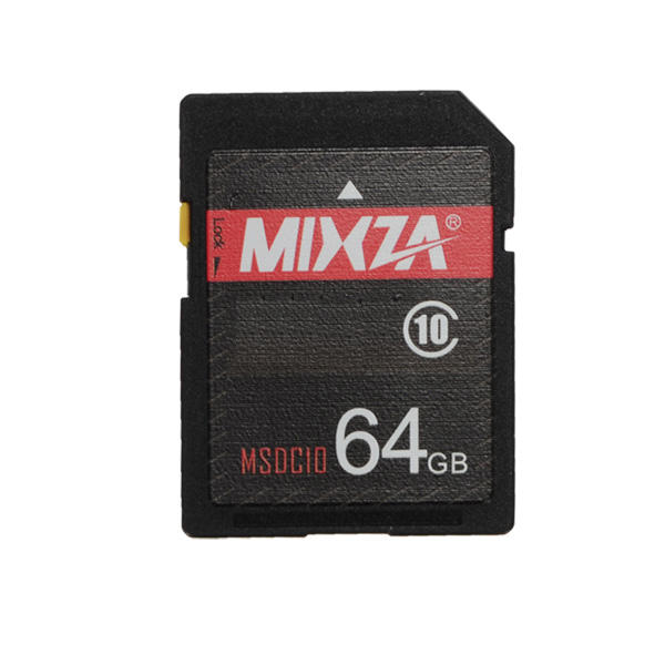 Mixza 64GB C10 Class 10 Full-sized Memory Card for Digital DSLR Camera MP3 TV Box