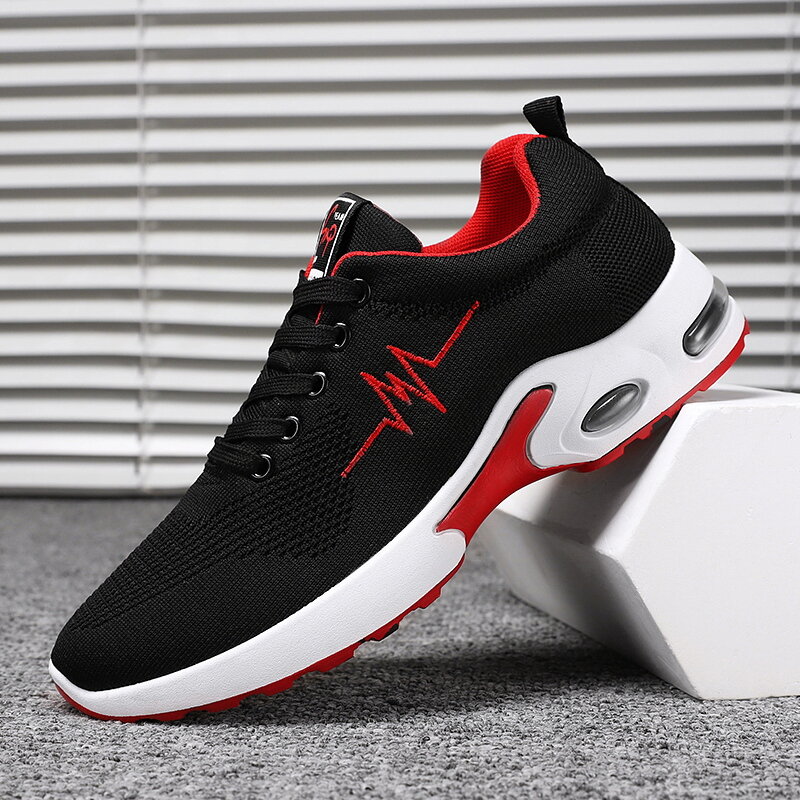 

Men Breathable Fabric Soft Sole Comfy Cushioned Casual Sports Shoes