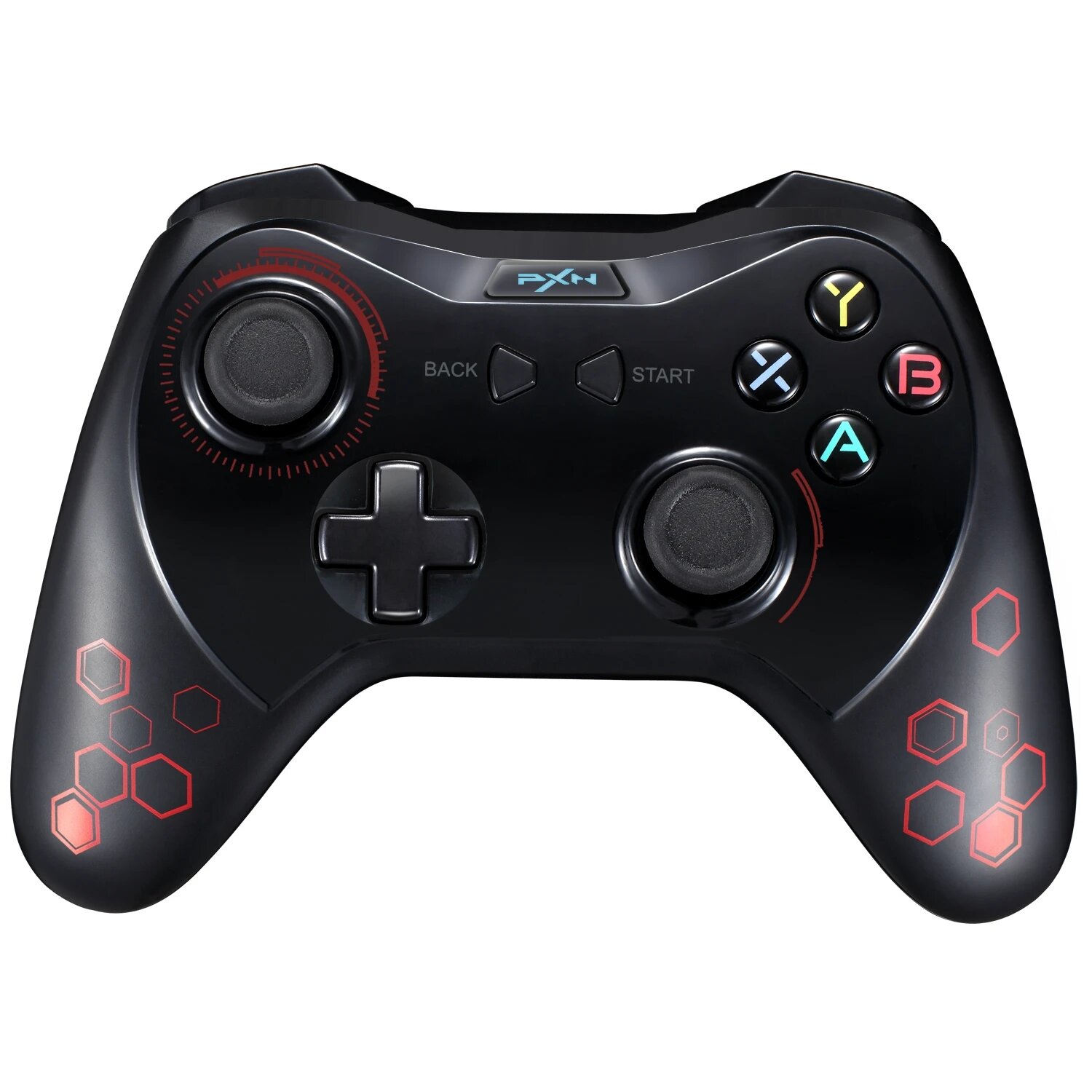 PXN-9606 Bluetooth 4.0 oplaadbare gamepad met mobiele telefoonclip Android Mapping Activator voor mo