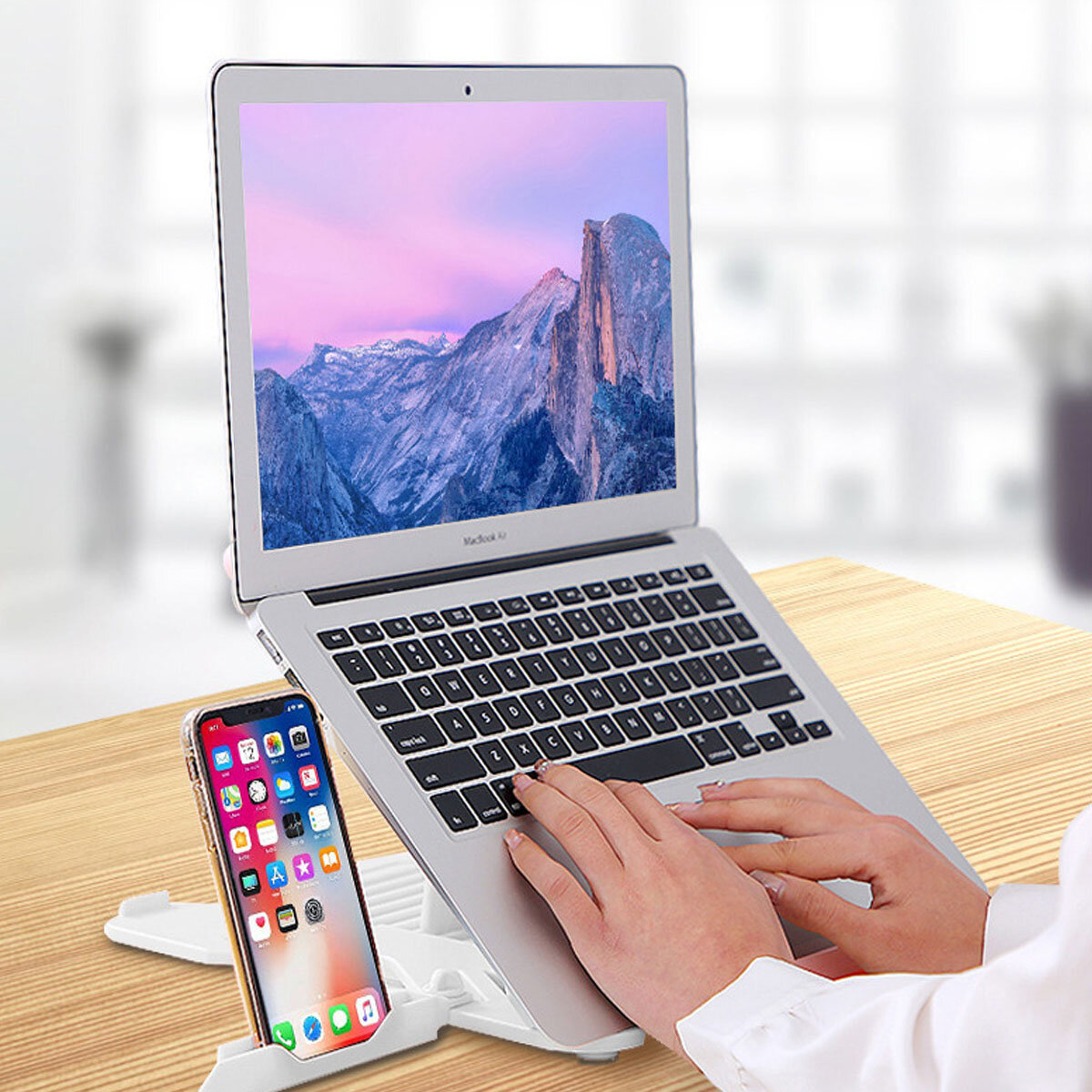 Draagbare Apple Macbook-standaard Opvouwbare verstelbare laptophouder Universeel Ergonomisch Antisli