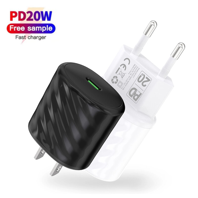 

Bakeey Mini 20W PD Charger Fast Charging EU/US Plug for iPhone 12 Pro Max/ 12 Min for Samsung Galaxy Note S20 ultra Huaw