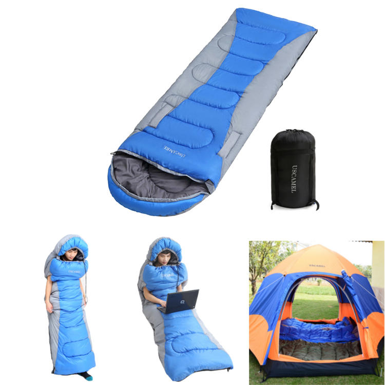 1.5kg Polyester Side Open Eenpersoons Slaapzak Portable Ultra Light Outdoor Camping Bedding