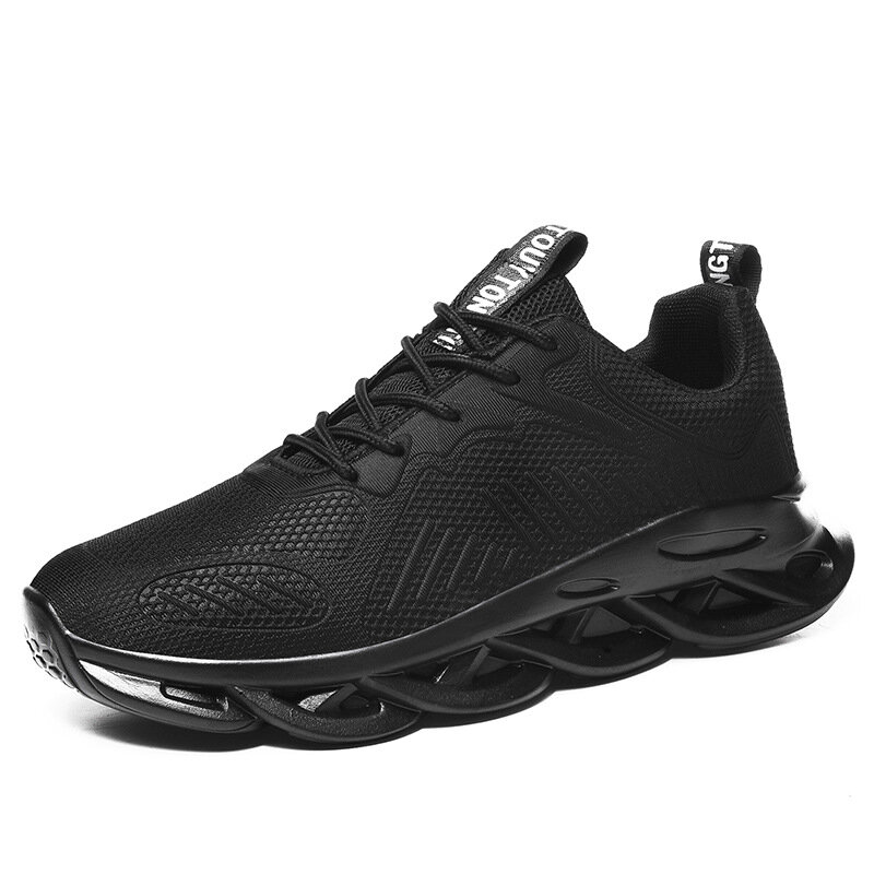 Erkek Koşu Ayakkabıları Ultralight Nefes Spor Sneakers Yürüyüş Şok Emici Rahat Ayakkabılar Açık Yürüyüş