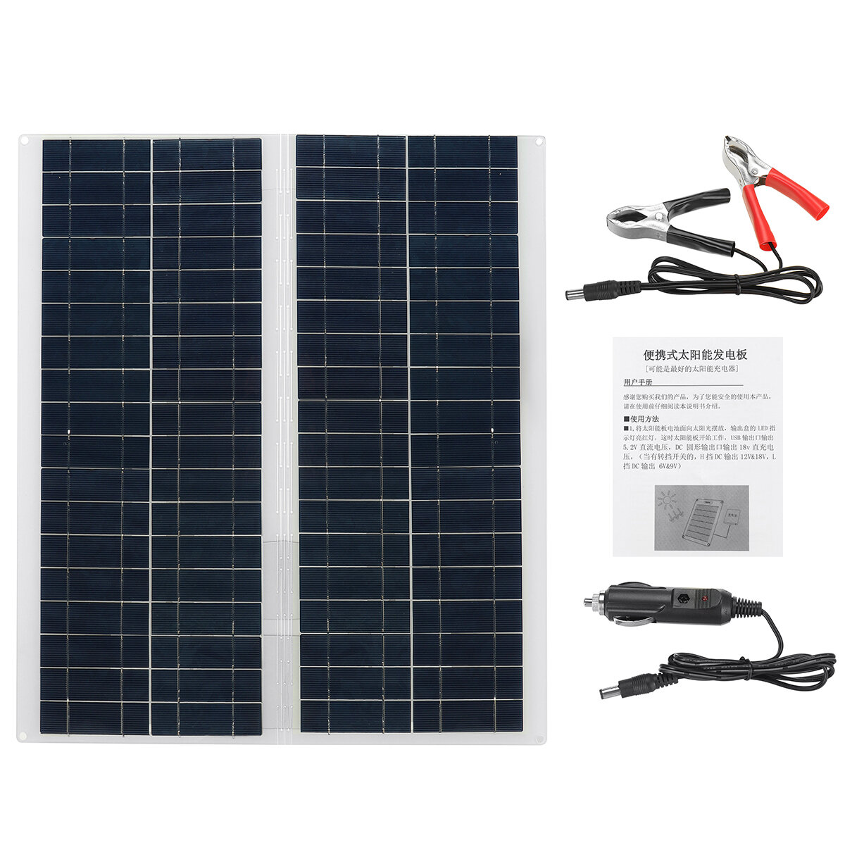 Solar Panel Kit Flexible Solar Panel for Camper Caravan Boat Car Battery 12V/18V Energy Charging