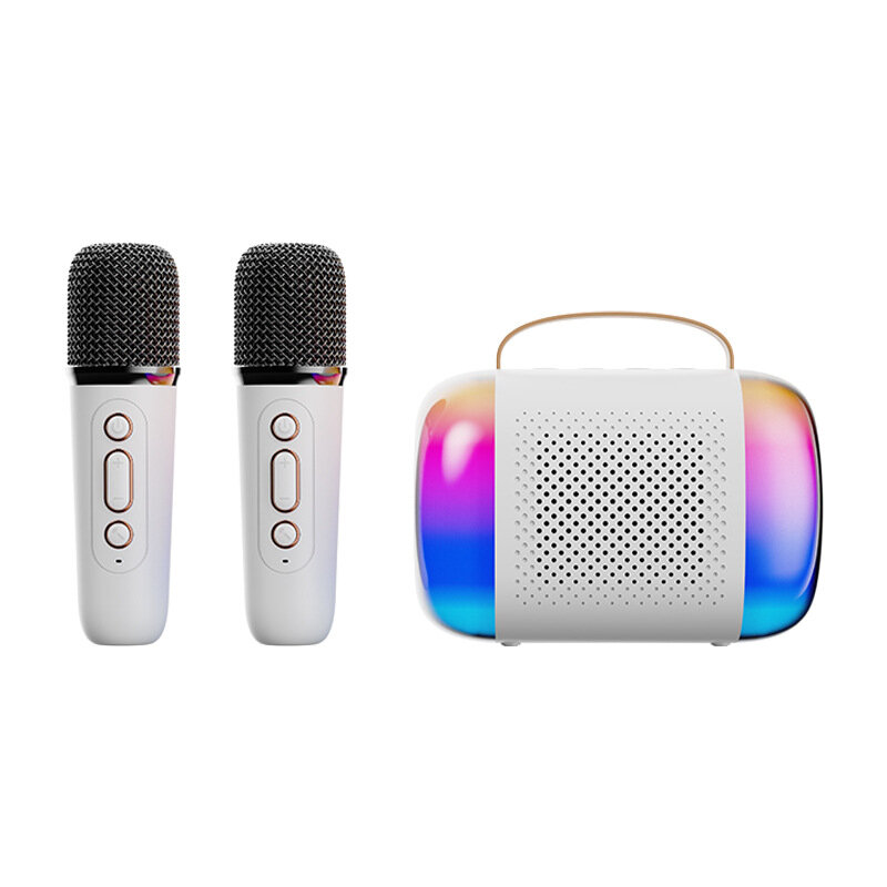 

Y5 bluetooth Speaker Portable Speaker with Dual Microphone HiFi Stereo 360° Surround Sound DSP Chip RGB Light Voice Chan