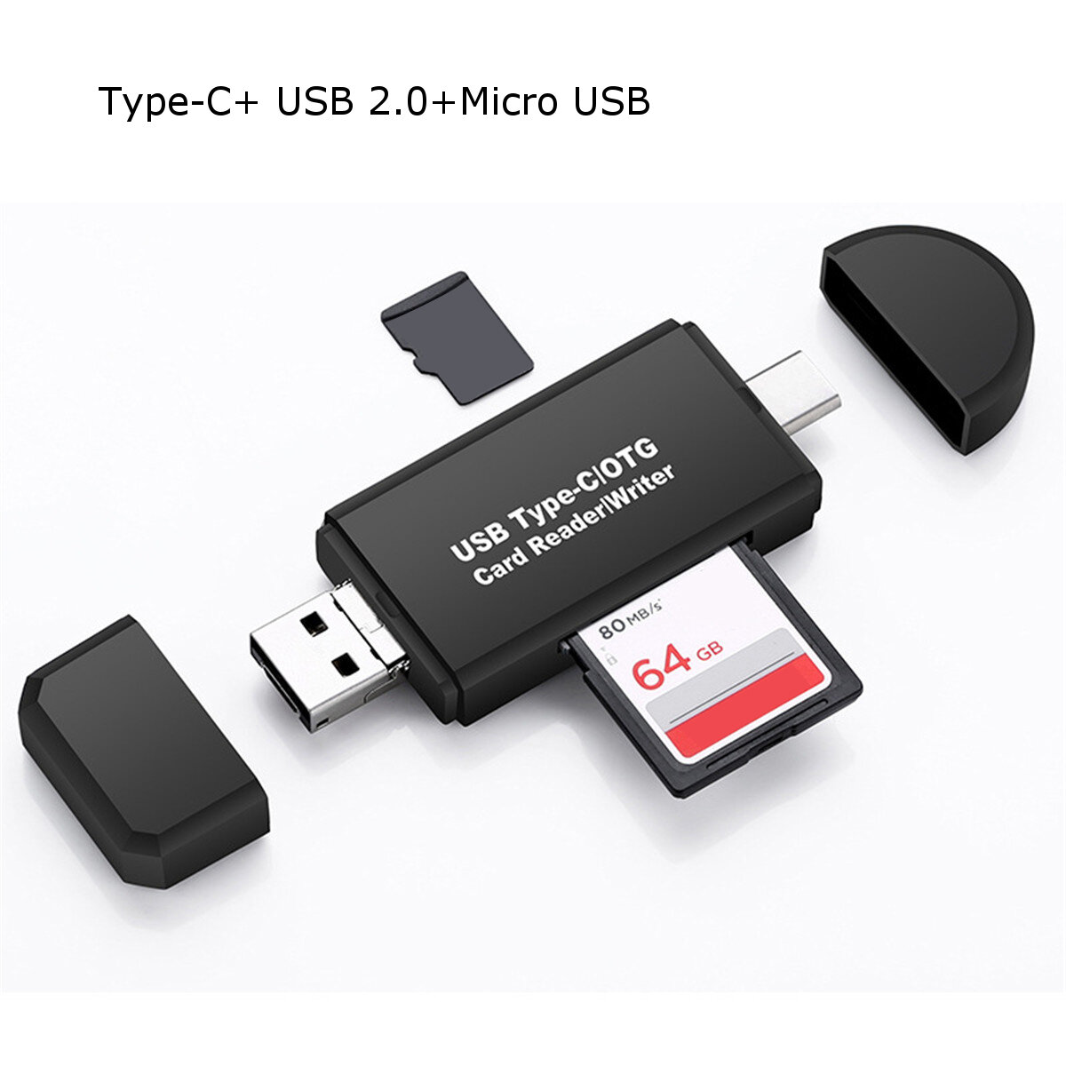 USB Type-C/OTG SD card reader