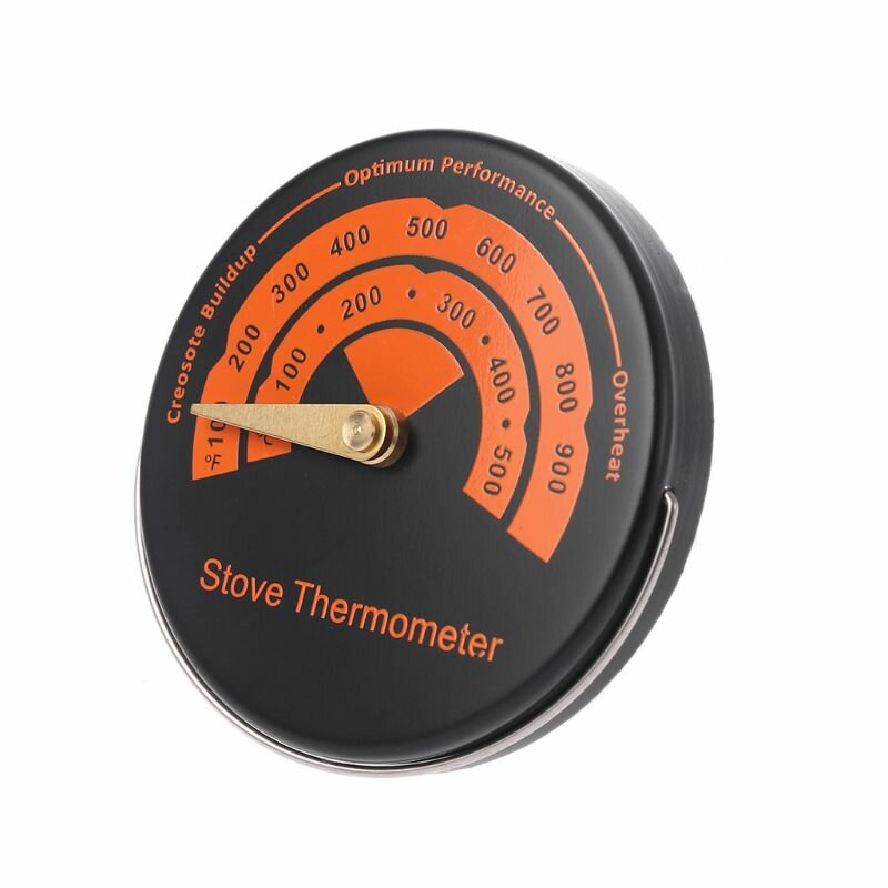 Image of 1PC Legierung Magnetofen Rauchrohr Thermometer Dropshipping Magnet Holzofen Thermometer Kamin Lfter Herd Thermometer BB