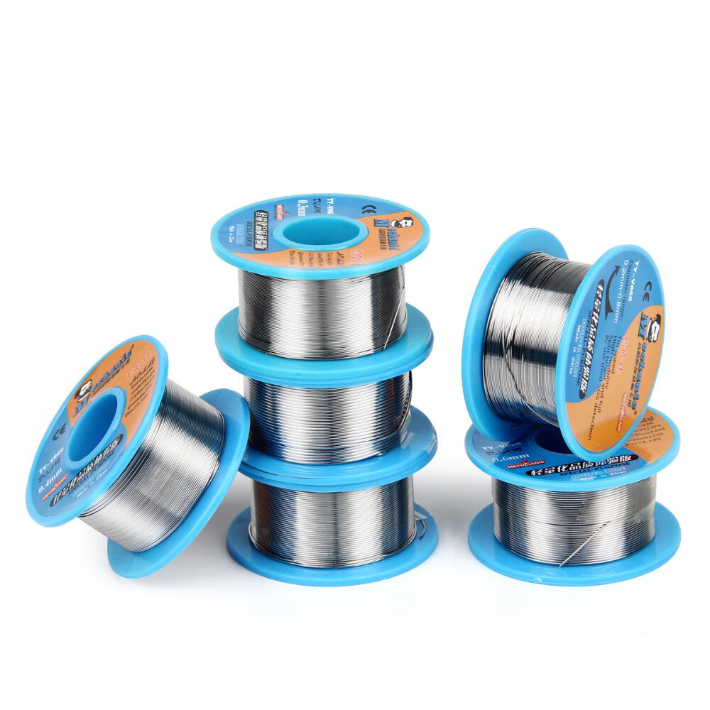 

MECHANIC 183℃ 40g 0.2/0.3/0.4/0.5/0.6/0.8mm 63/37 Rosin Core Tin-Lead Melting Solder Wire Welding Iron Cable Reel