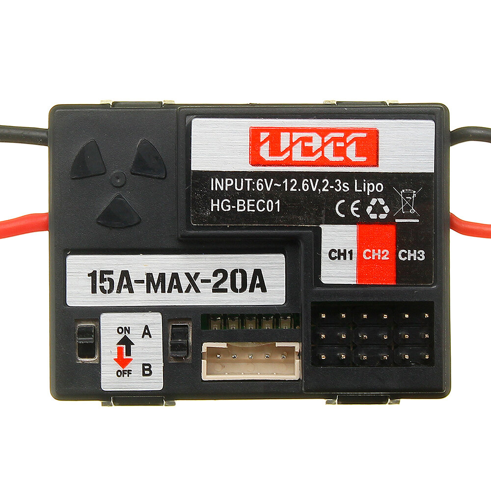 UBEC HG P801 P802 1/12 2.4G 8X8 Rc Авто Запчасти Стабилизатор напряжения HG-BEC01