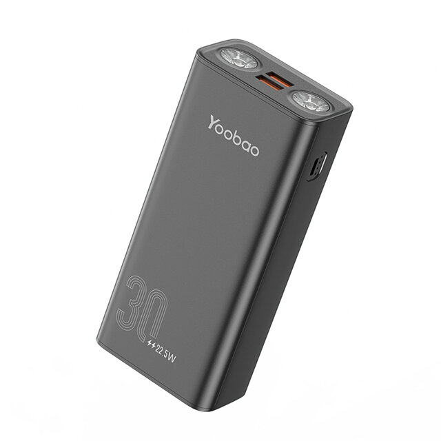 Yoobao L30Q 30000mAh Powerbank Externe batterijvoeding Met 20W PD USB-C / 22.5W SCP FCP USB-A / 18W 