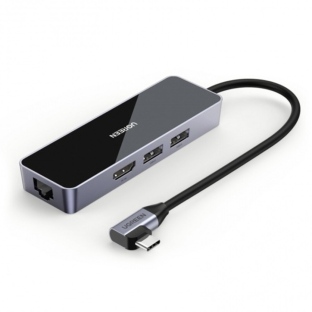 

UGREEN Type C разветвитель USB3.0 концентратор HDMI RJ45 адаптер Gigabit Ethernet USB C многофункциональный конвертер до
