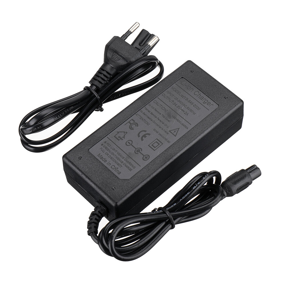 

54.6V 2A Electric Bike Electric Scooter Lithium Battery Charger For 13S 48V Lithium Battery Power Charger 3Pin GX12 Conn