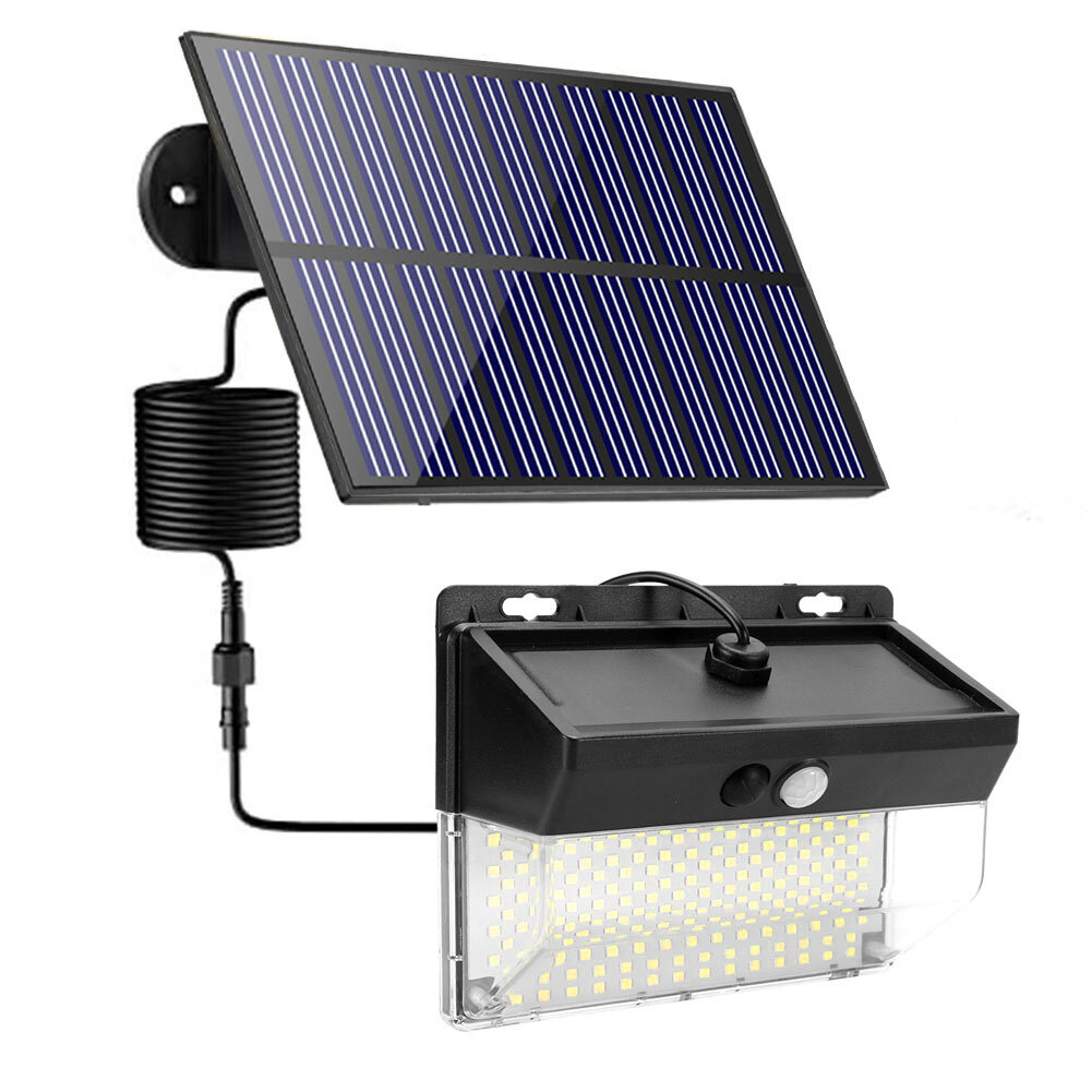 

LED Solar Split Wall Lamp 3 Modes Waterproof Motion Sensor Lamps Garden Street Lighting Solar Lamp For Garden Security W