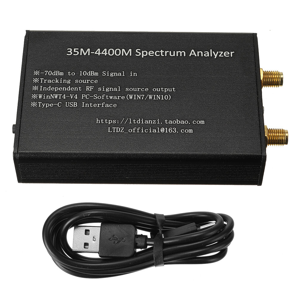 LTDZ_35M-4400MHZ WIN NWT4 Spectrum Analyzer Sweep Frequentie Aan boord Phase-locked Loop Chip ADF435