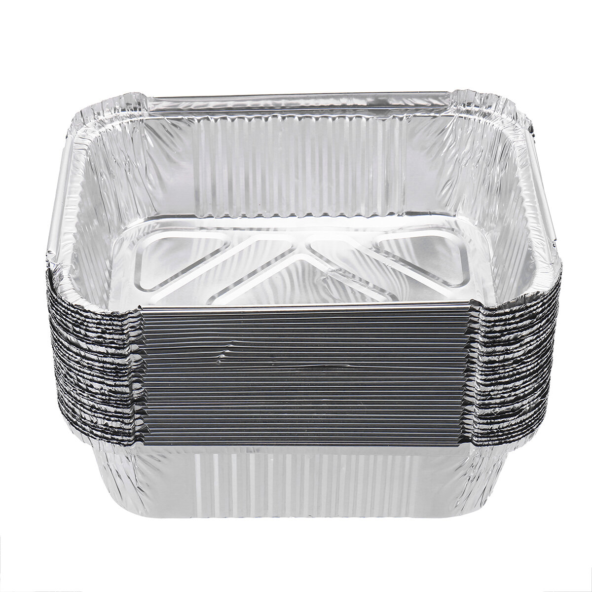 30pcs Disposable Foil Trays Dishes Catering Containers Takeaway Oven Baking Tray