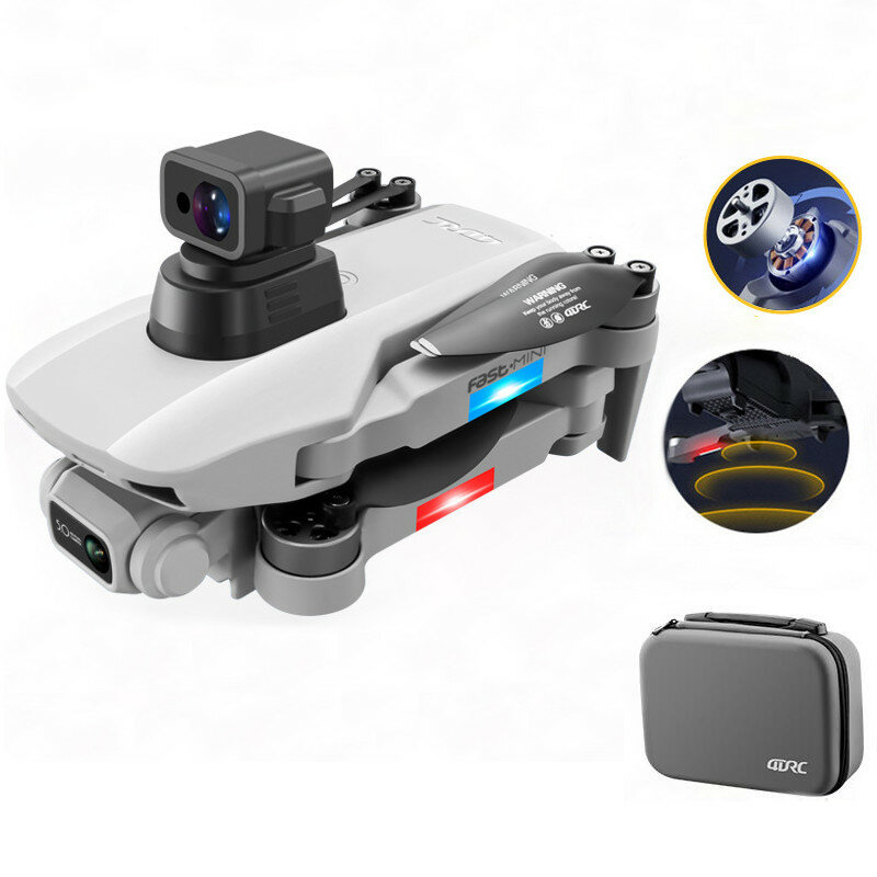 4DRC F8S GPS 5G WiFi 3KM FPV with 6K HD ESC Dual Camera Infrared Obstacle Avoidance Optical Flow Brushless Foldable RC D