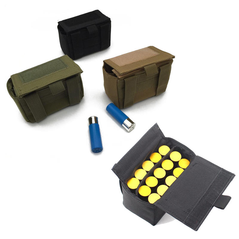 15 ronden Shotgun Buttstock Shotshell Ammo Bullet Pouch Case Houder Doos Opbergtas Gun Accessoires