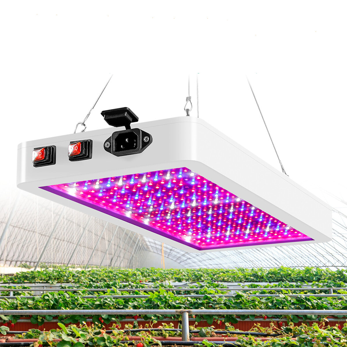 110V~220V 216/312LED Grow Light Plant Lamp Panel Full Spectrum For Indoor Hydroponic Flower