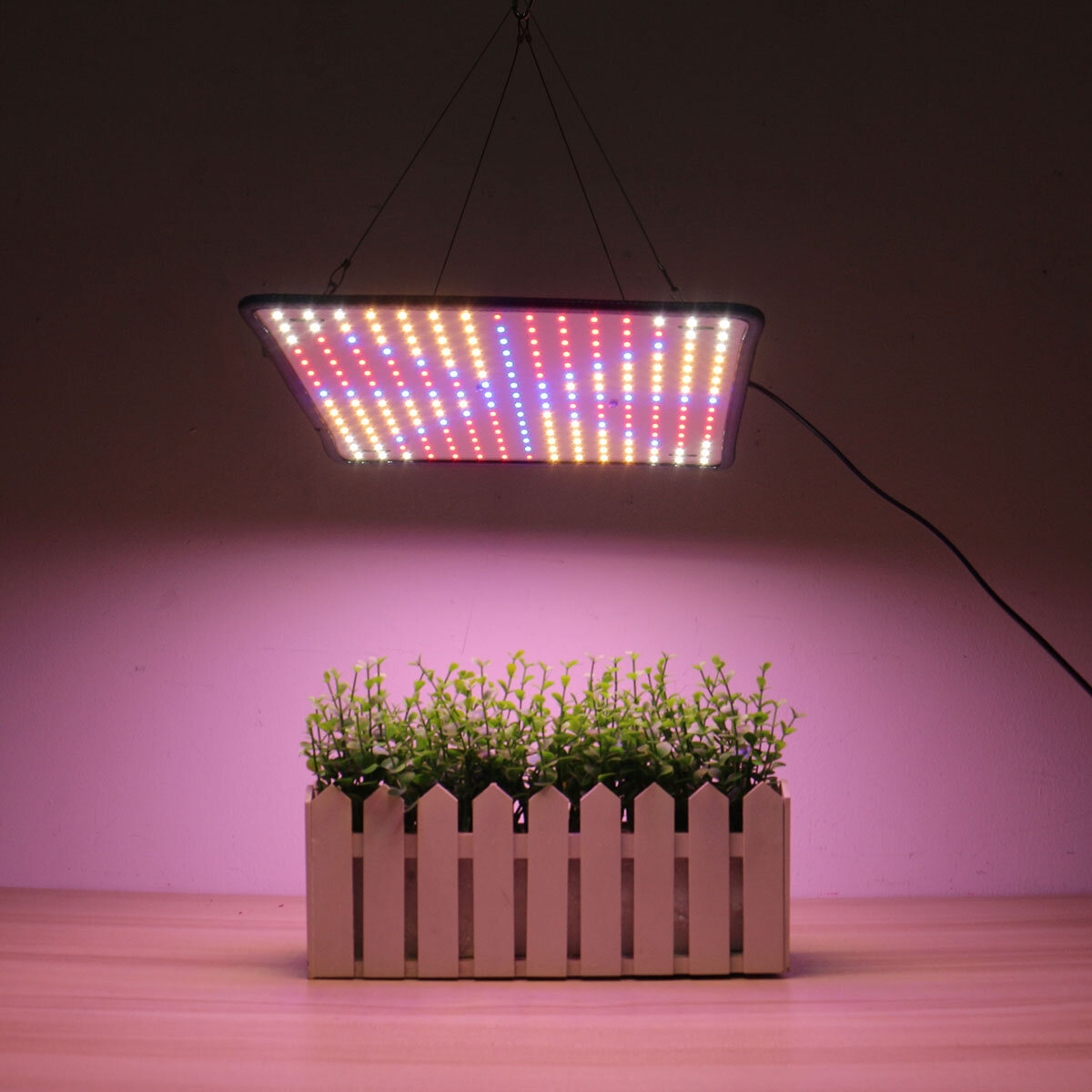 AC85-265V 225LED 24W Светодиод полного спектра Растение Grow Light Veg Bloom Лампа Indoor