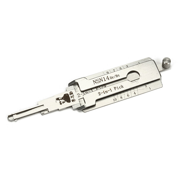 

DANIU NSN14 Dr/Bt 2 in 1 Car Door Lock Pick Decoder Unlock ToolLocksmith Tools