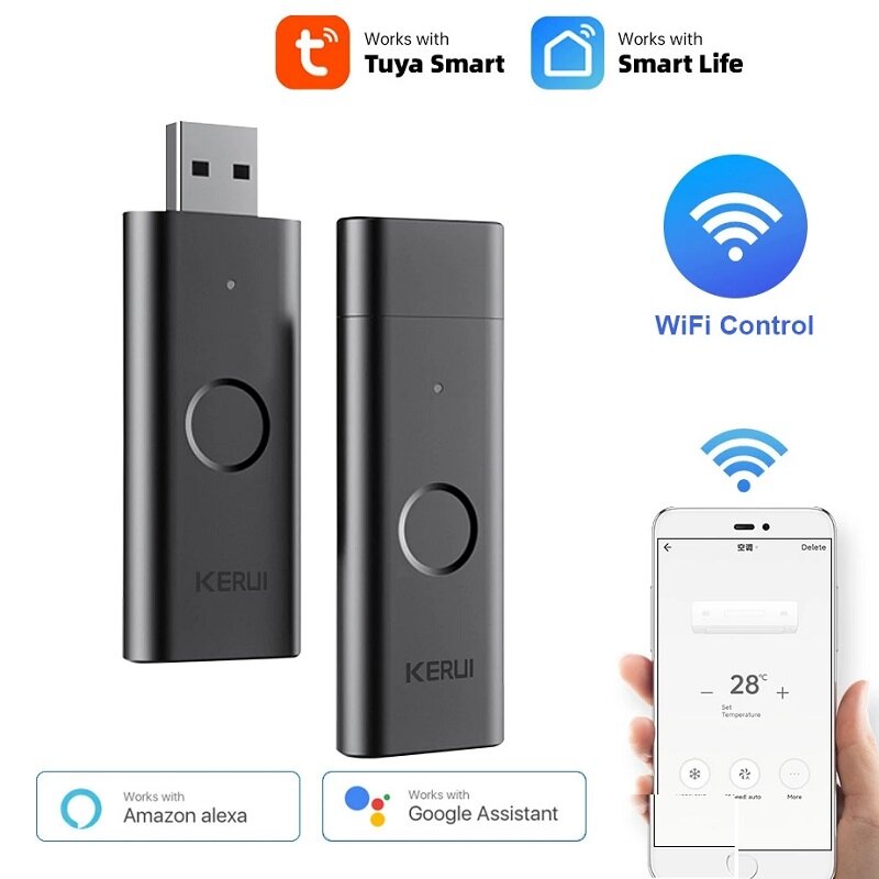KERUI Tuya WiFi IR RF Remote Control for Air Conditioner TV Smart Home Infrared Remote Controller wi