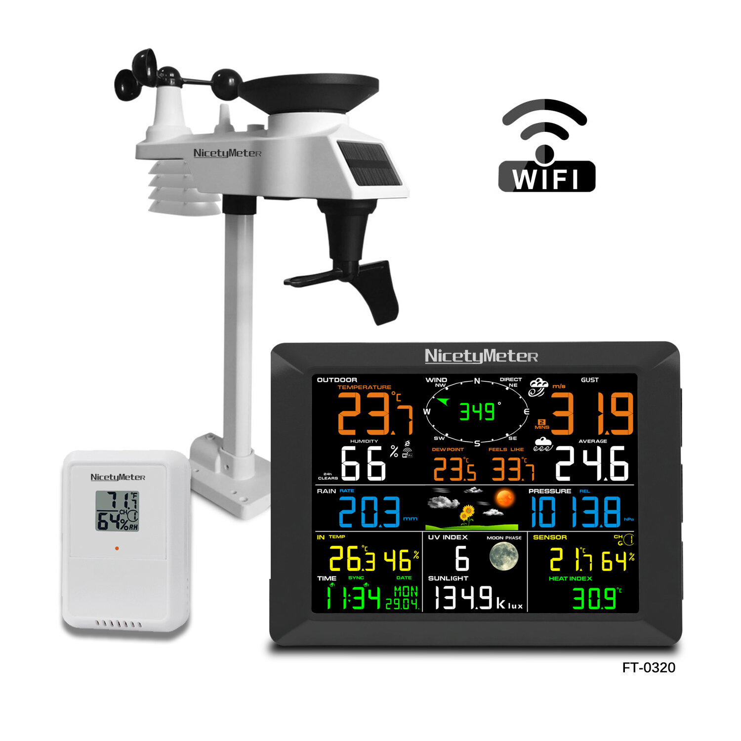 best price,nicetymeter,in,wifi,wireless,weather,station,discount