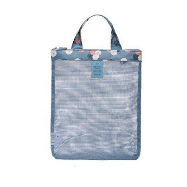 IPRee® Outdoor Travel Mesh Wash Bag Pack Storage Pouch Summer Beach Swim Handbag 