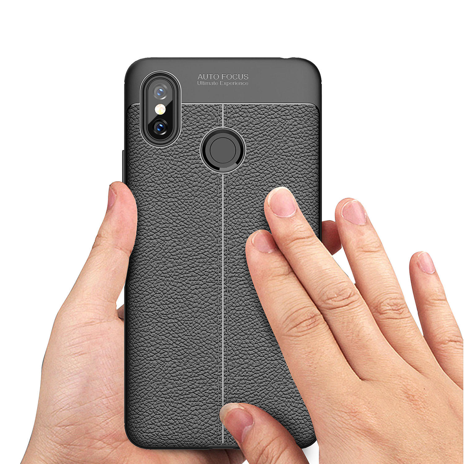 Bakeey Litchi Anti-fingerprint Silicone Protective Case For Xiaomi Mi Max 3 Non-original
