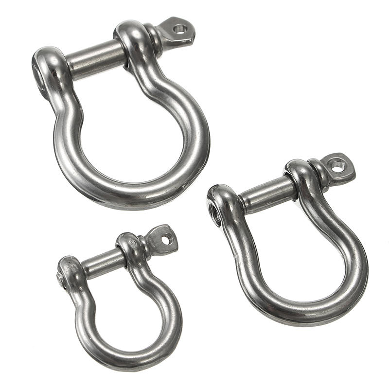 M4 M5 M6 D Ring Bow Shackle Met Schroef Pin 304 Roestvrij Staal Armband Shackle