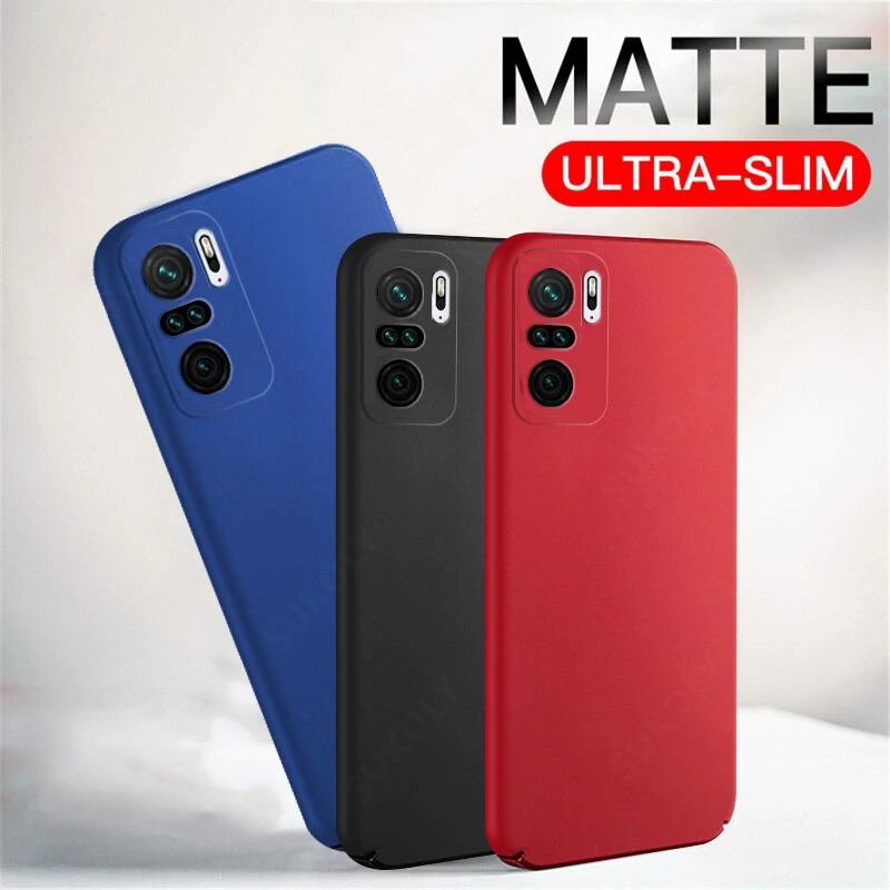 Bakeey for Xiaomi Redmi Note 10 4G/ Redmi Note 10S Case Silky Smooth Anti-Fingerprint Shockproof Hard PC Protective Case