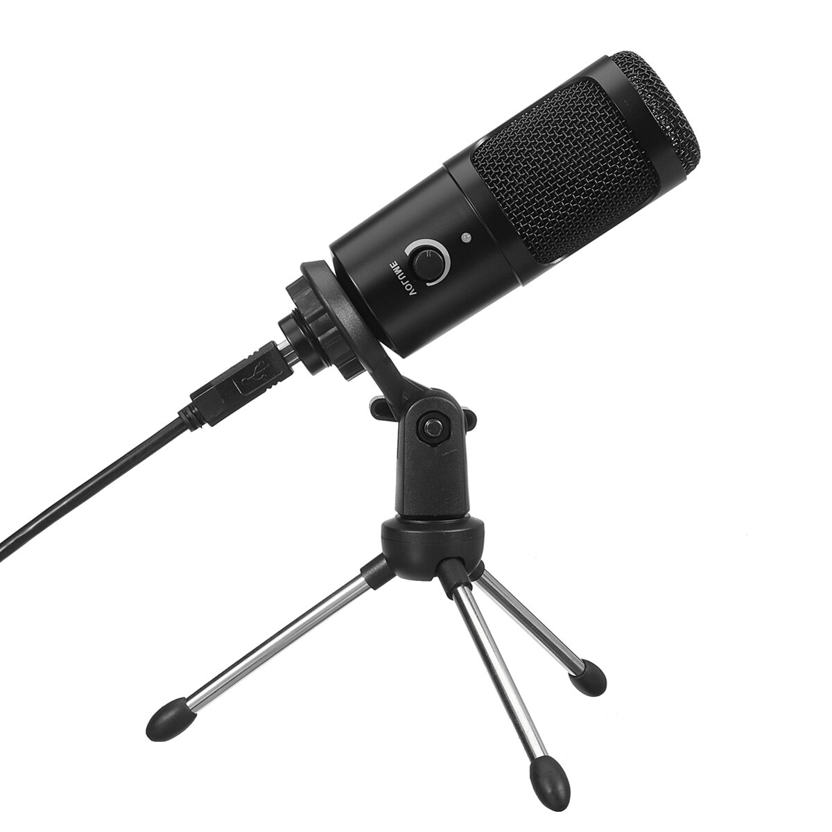 

Wired USB Microphone with Tripod for Computer Windows for Mac PC Live Broadcast Video Conferencing Audio Recording YouTu