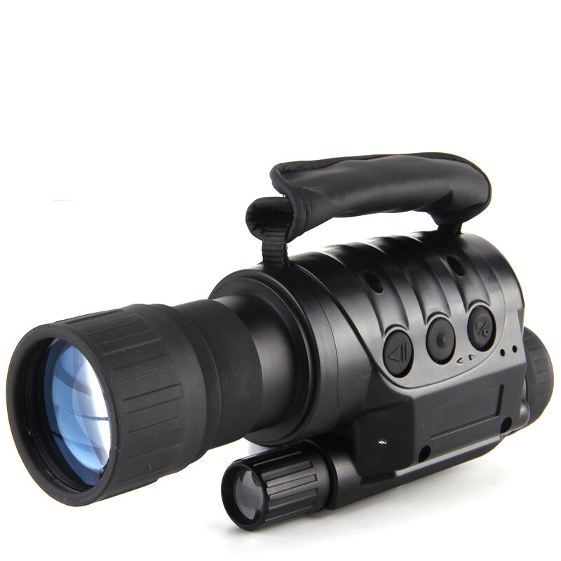 Télescope numérique nocturne extérieur 6x50 avec vision claire des rayons infrarouges HD, dispositif monoculaire avec lentille optique oculaire de photographie et enregistrement vidéo avec sortie pour le camping, la randonnée, les voyages et la chasse