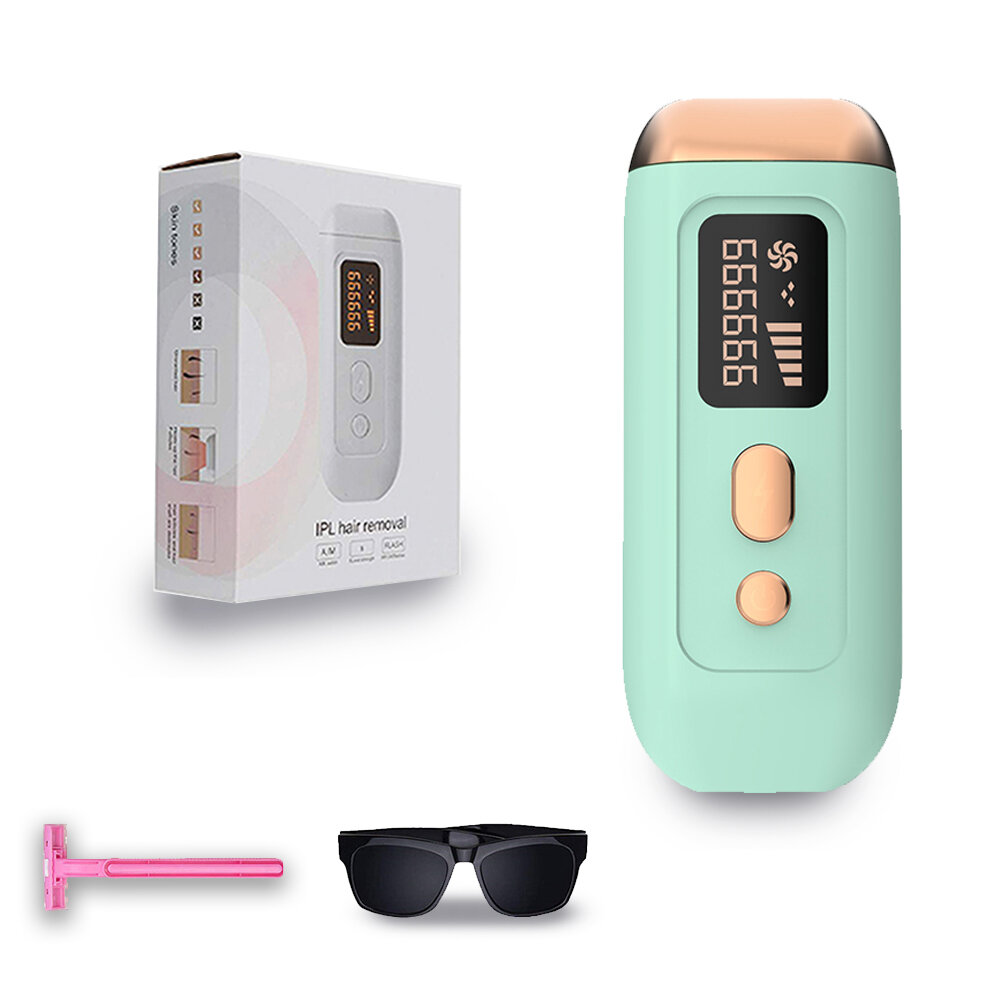 

999999 Flashes IPL Hair Removal Device Epilator 5 Gears Portable Permanent Painless Body Leg Hair Remover 1.8-4.9j/cm 3.