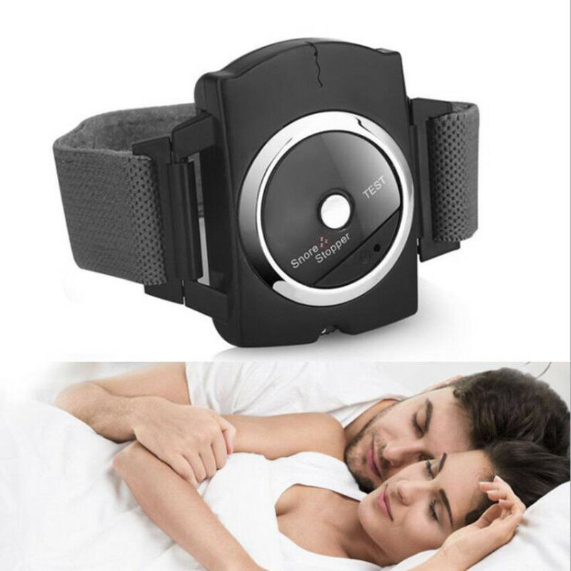 Auto Anti Snore Wristband Electrionic Snore Stopper Biosenseor Watch Cessation Cure Solution Sleeping Night Guard Aid