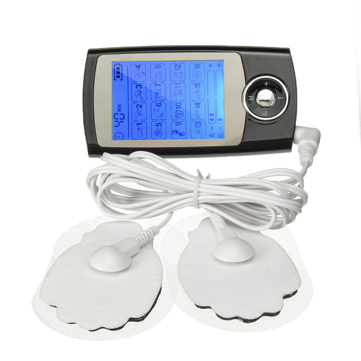 Elektrische stimulator Spierstimulator Stimulatietherapie Tientallen 16 modi LCD-scherm Massager Mac