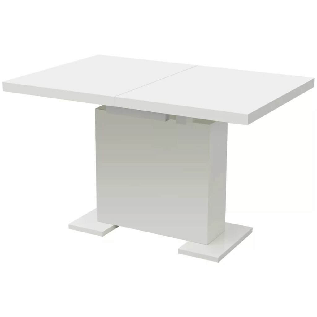 

Extendable Dining Table High Gloss White